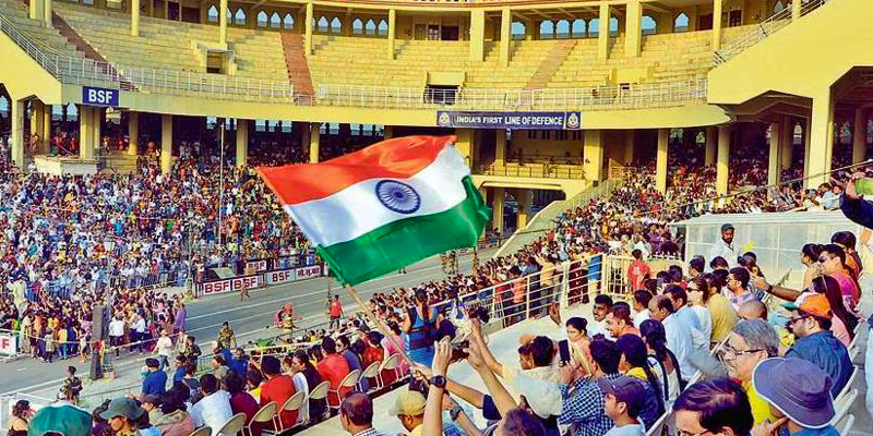 Attari Border to watch Flag Retreat Ceremony