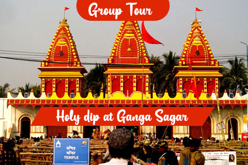 Holy dip at Ganga Sagar Tour